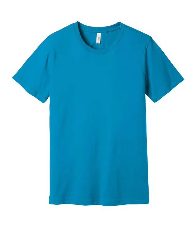 Bella+Canvas Unisex Jersey Short Sleeve Tee in Aqua, front