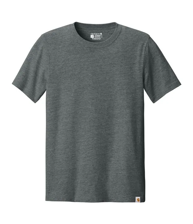 Carhartt Short Sleeve T-Shirt in Carbon Heather, front