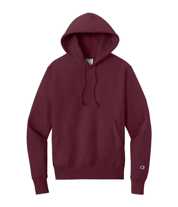 Champion Reverse Weave Hooded Sweatshirt in Cardinal, front