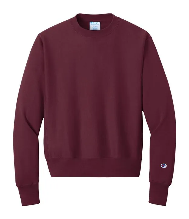 Champion Reverse Weave Crewneck Sweatshirt in Cardinal, front