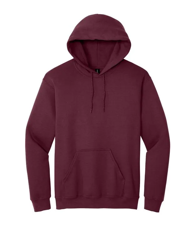 Gildan Heavy Blend Hooded Sweatshirt in Maroon, front