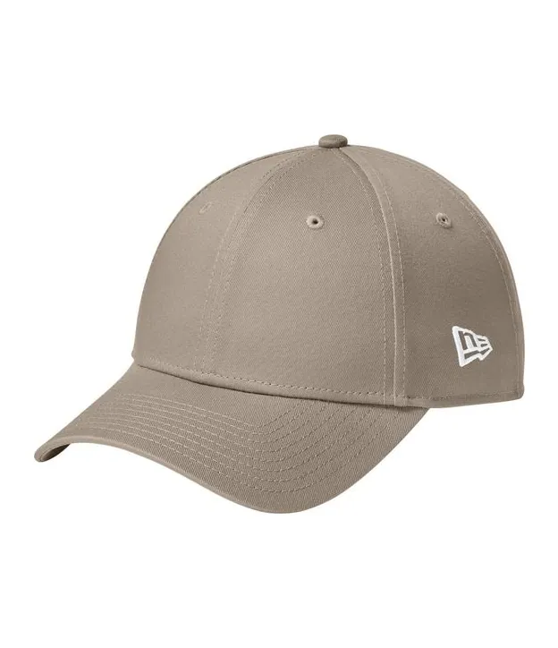 New Era Adjustable Structured Cap in Flag Khaki, front